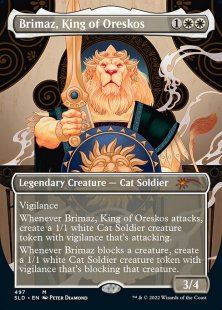 Brimaz, King of Oreskos (Rule the Room) (foil) (borderless)