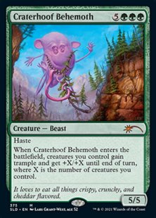 Craterhoof Behemoth (#375) (Extra Life 2021) (foil)