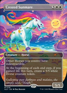 Crested Sunmare (#1228) (The '90s Binder Experience) (borderless)