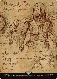 Darksteel Plate (#1572) (Assassin’s Creed: Da Vinci’s Designs) (foil) (showcase)