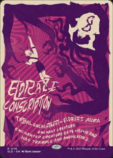 Eldrazi Conscription (#1218) (Draw Your Hand) (foil) (borderless)