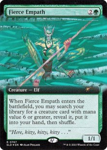 Fierce Empath (#767) (foil) (extended art)