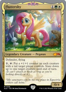 Fluttershy (#1538) (Ponies: The Galloping 2, Extra Life 2023) (foil)
