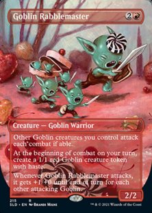 Goblin Rabblemaster (Valentine's Day 2021) (foil) (borderless)