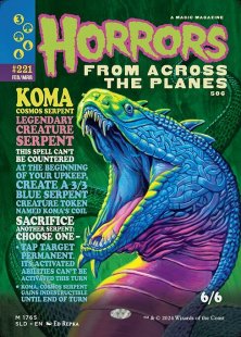 Koma, Cosmos Serpent (#1765) (Monstrous Magazines) (showcase)