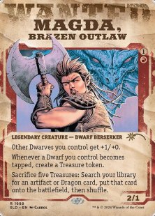 Magda, Brazen Outlaw (#1688) (Outlaws of Thunder Junction) (foil) (showcase)