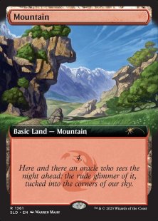 Mountain (#1361) (Featuring: the Mountain Goats) (foil) (extended art)