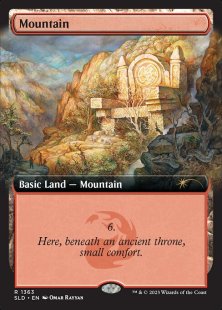 Mountain (#1363) (Featuring: the Mountain Goats) (foil) (extended art)