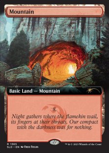 Mountain (#1365) (Featuring: the Mountain Goats) (foil) (extended art)