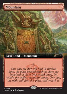 Mountain (#1366) (Featuring: the Mountain Goats) (foil) (extended art)