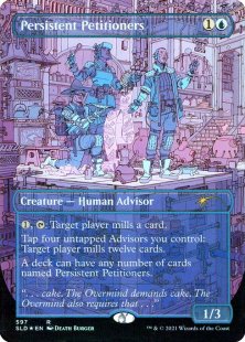 Persistent Petitioners (#597) (foil) (borderless)