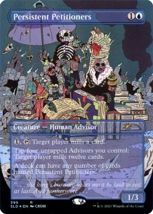 Persistent Petitioners (#596) (foil) (borderless)