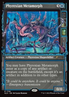 Phyrexian Metamorph (#1758) (Showcase: Duskmourn) (showcase)