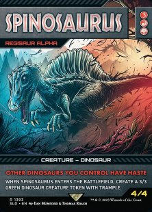 Regisaur Alpha (1393) (Jurassic World: Life Breaks Free) (foil) (showcase)
