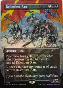 Relentless Rats (#752) (foil) (borderless)