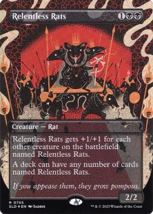 Relentless Rats (#755) (foil) (borderless)