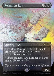 Relentless Rats (#757) (foil) (borderless)