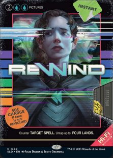 Rewind (#1368) (Now on VHS!) (foil) (showcase)
