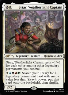 Sisay, Weatherlight Captain (Finally! Left-Handed Magic Cards) (foil)