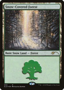Snow-Covered Forest (#005) (Eldraine Wonderland) (foil)