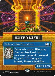 Solve the Equation (#886) (Pixel Perfect Extra Life 2024) (foil) (showcase)