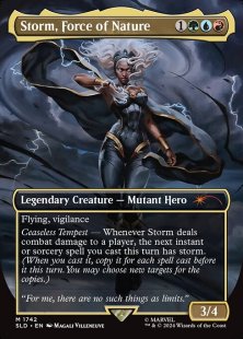 Storm, Force of Nature (#1742) (Marvel's Storm) (foil) (borderless)