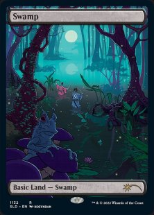 Swamp (#1132) (Special Guest: Kozyndan: The Lands) (foil) (full art)
