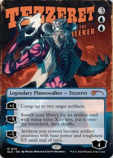 Tezzeret the Seeker (#1619) (Outlaw Anthology Vol. 1: Rebellious...) (foil) (borderless)