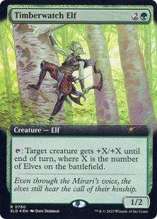 Timberwatch Elf (#780) (foil) (extended art)