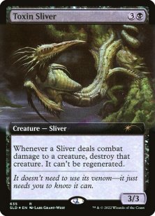 Toxin Sliver (#635) (step-and-compleat-foil) (extended art)
