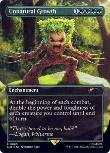 Unnatural Growth (#865) (foil) (borderless)