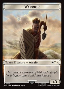 Warrior token (#1752) (Marvel's Black Panther)