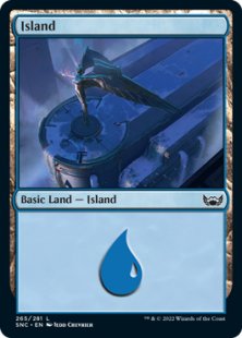 Island (#265) (foil)
