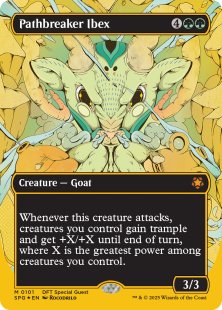 Pathbreaker Ibex (#101) (DFT) (first-place foil) (borderless)