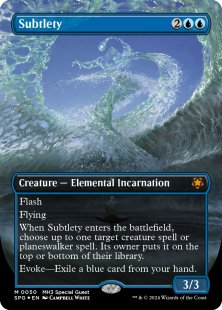 Subtlety (#50) (MH3) (textured foil) (borderless)