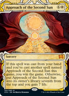 Approach of the Second Sun (1) (foil-etched) (showcase)