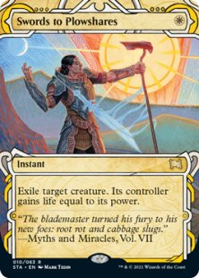 Swords to Plowshares (1) (foil-etched) (showcase)