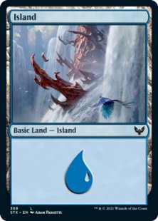 Island (#368) (foil)