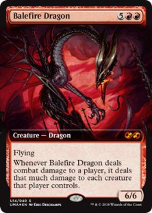 Balefire Dragon (foil) (extended art)