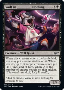 Wolf in ________ Clothing (foil)