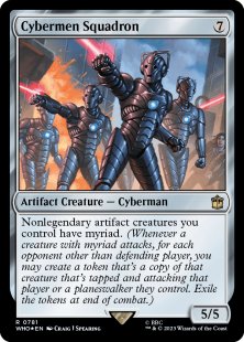 Cybermen Squadron (surge foil)