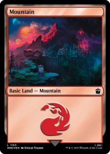 Mountain (#1163) (surge foil)