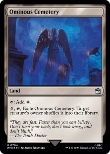 Ominous Cemetery (surge foil)