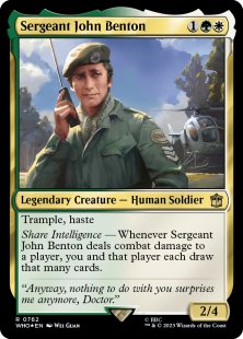 Sergeant John Benton (surge foil)