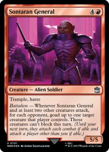 Sontaran General (surge foil)