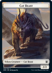 Cat Beast token (foil) (2/2)