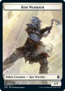 Kor Warrior token (1/1)