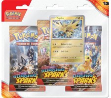 Pokemon - Scarlet & Violet Surging Sparks 3 Booster Blister: Zapdos