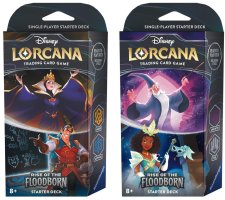 Disney Lorcana - Rise of the Floodborn Starter Deck (set of 2 including 2 boosters)