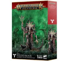 Warhammer Age of Sigmar - Skaven: Vizzik Skour Prophet Horned Rat